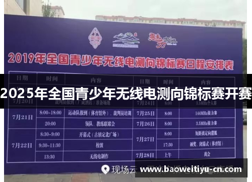 2025年全国青少年无线电测向锦标赛开赛